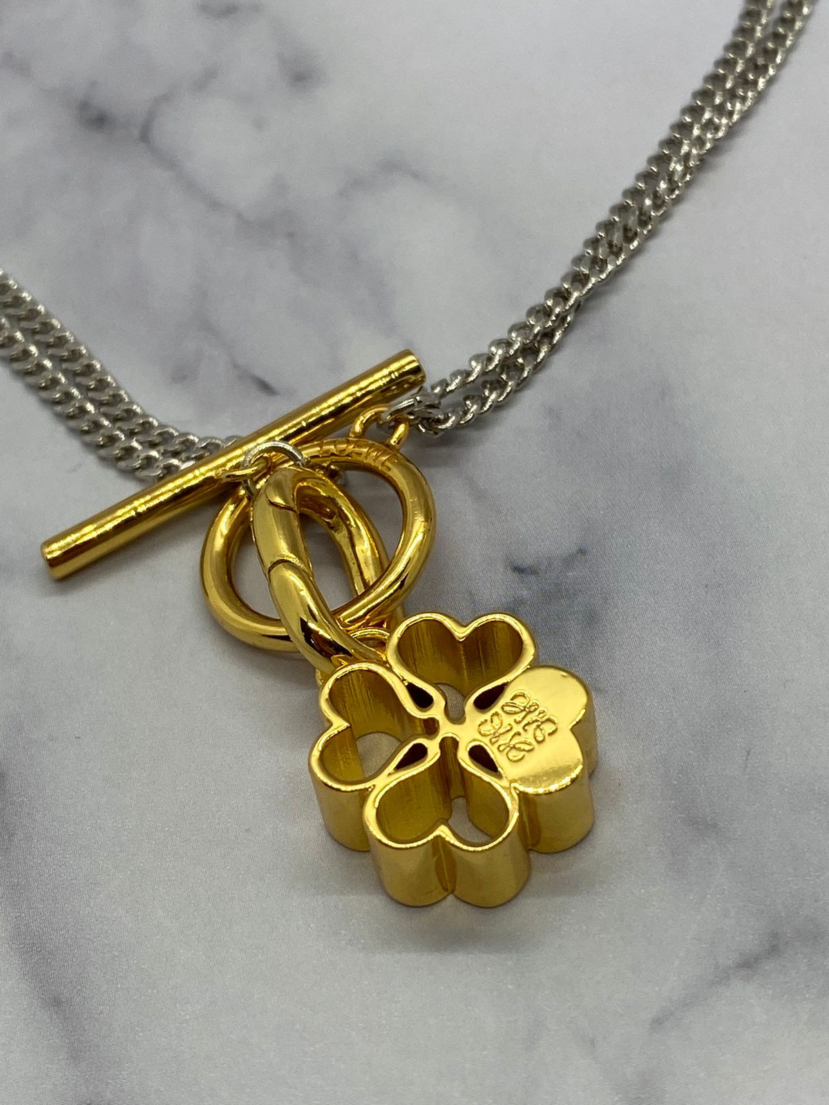 LOEWE Monogram Charm Necklace - Pre owned