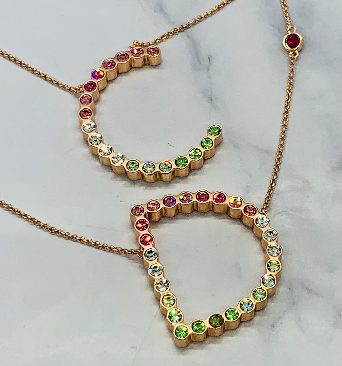 CHRISTIAN DIOR CD Statement Necklace - Pre owned