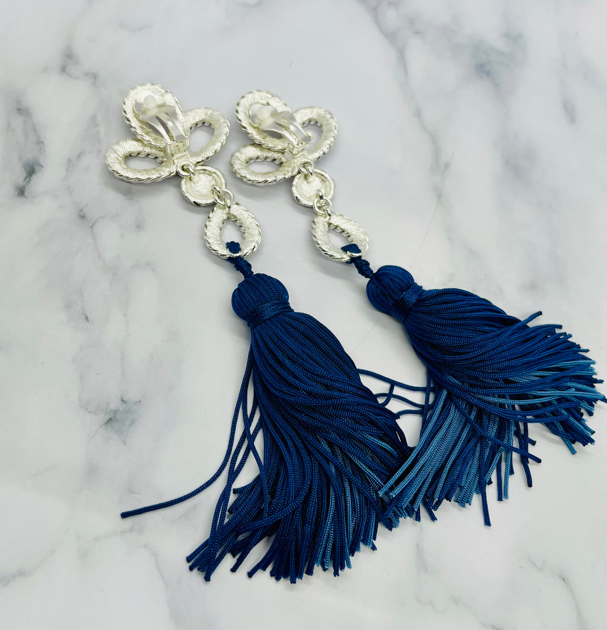 YSL YVES SAINT LAURENT Vintage Tassel Earrings - Pre owned