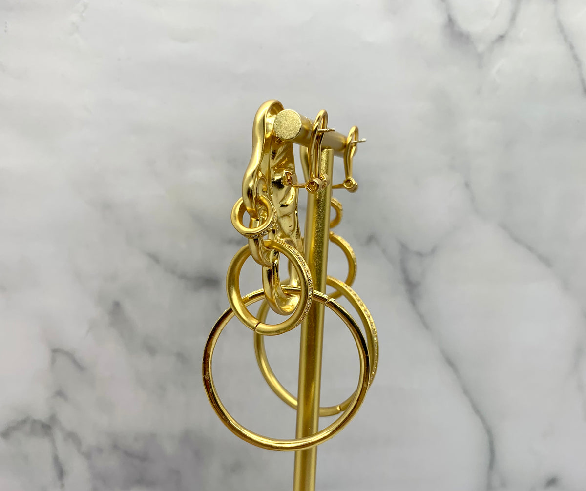 SCHIAPARELLI Statement Ear Earrings - Pre owned