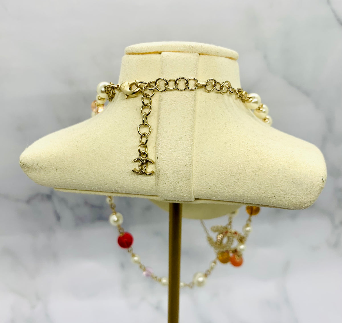 CHANEL CC 2019 Long Layered Necklace - Pre owned