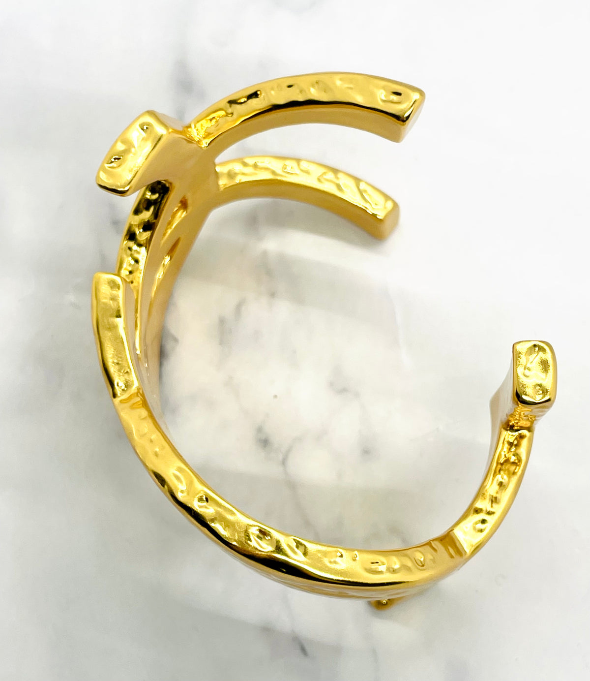 YSL YVES SAINT LAURENT Cassandre Cuff Bracelet - Pre owned