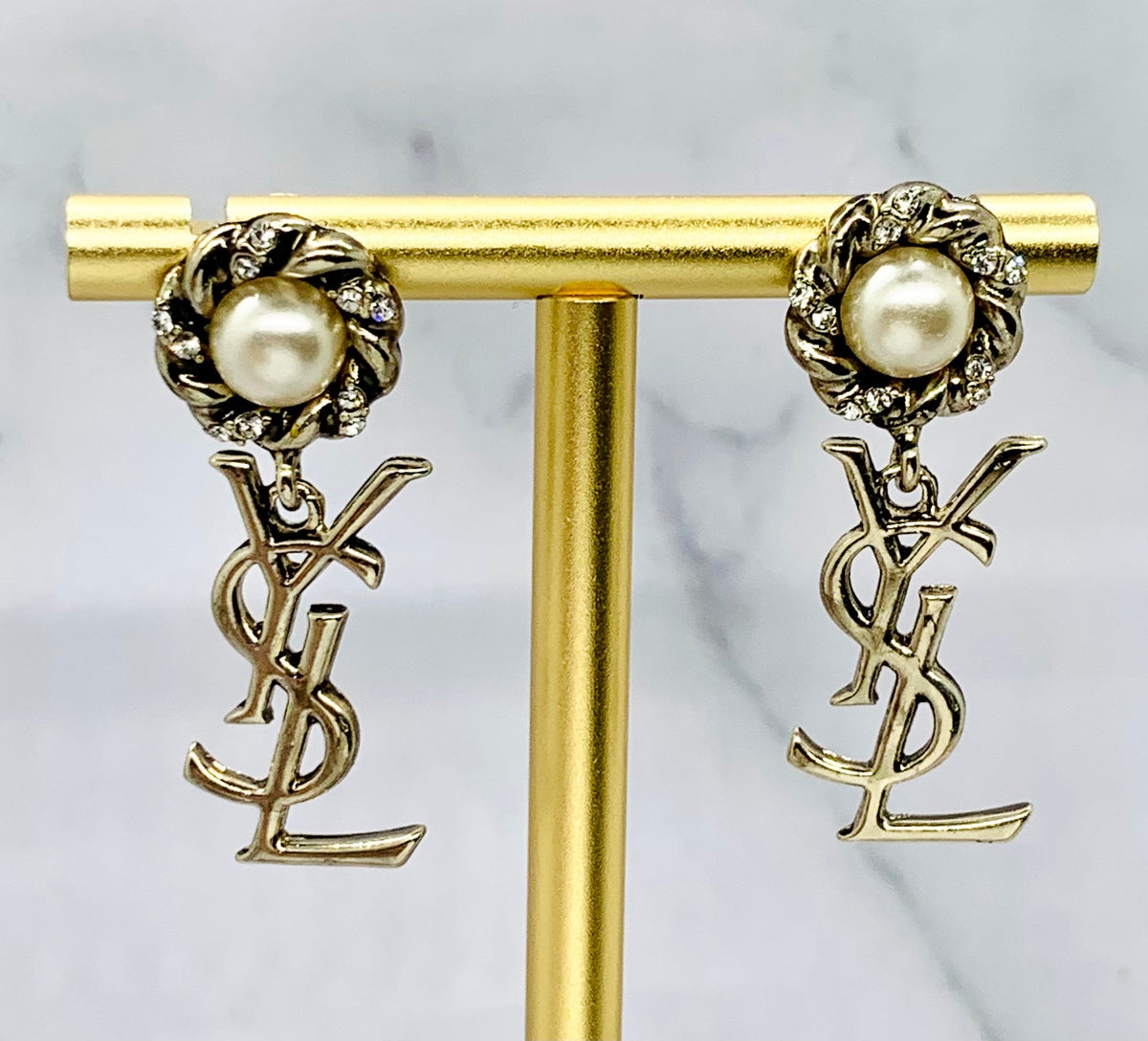 YSL YVES SAINT LAURENT Vintage Earrings - Pre owned