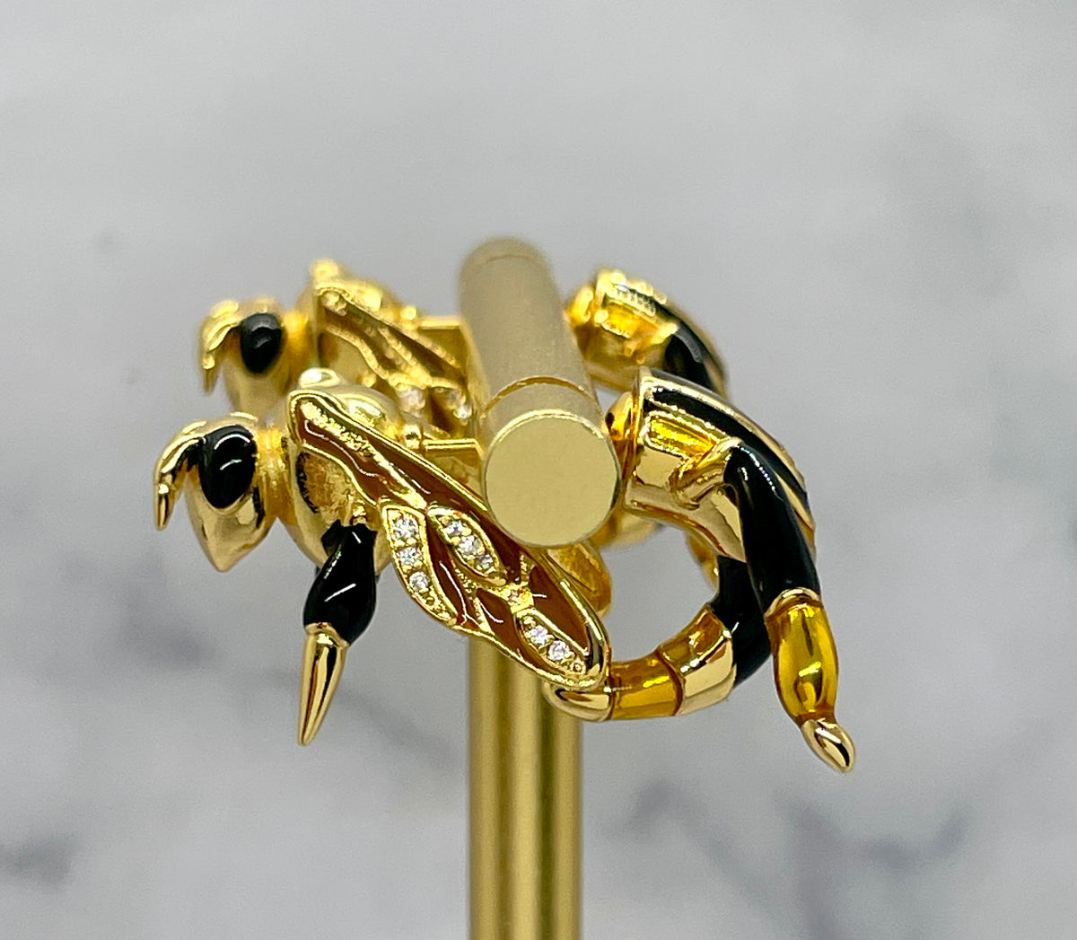 BOTTEGA VENETA Statement Bee Earrings - Pre owned