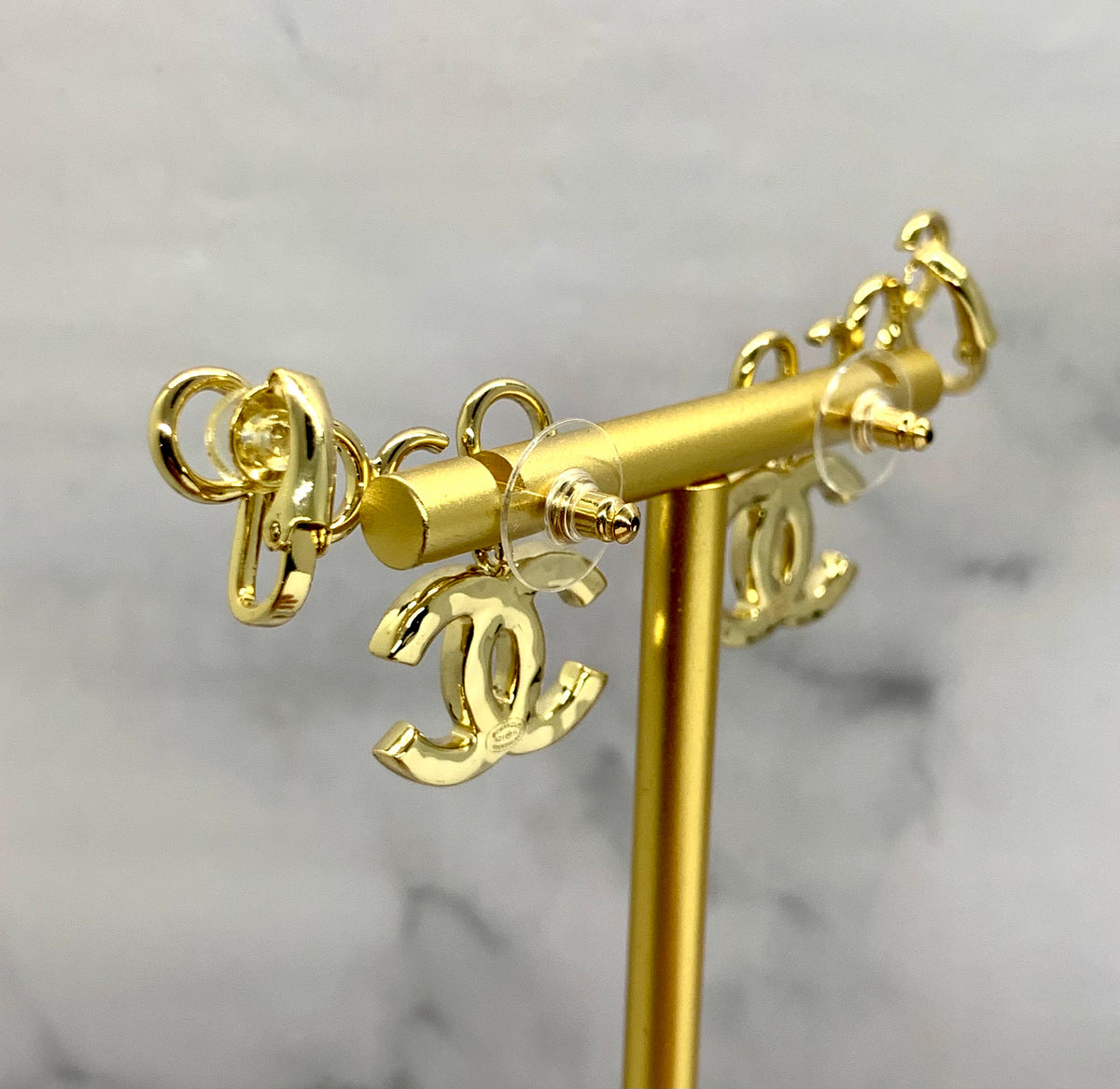CHANEL CC Coco Climber Earrings - Pre owned