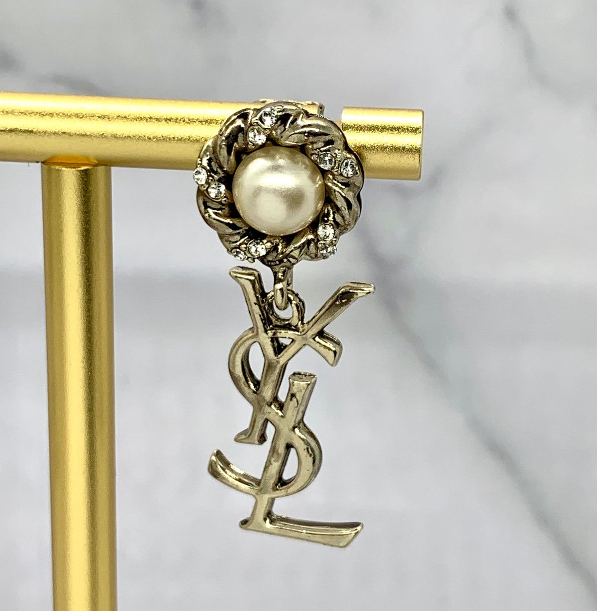 YSL YVES SAINT LAURENT Vintage Earrings - Pre owned