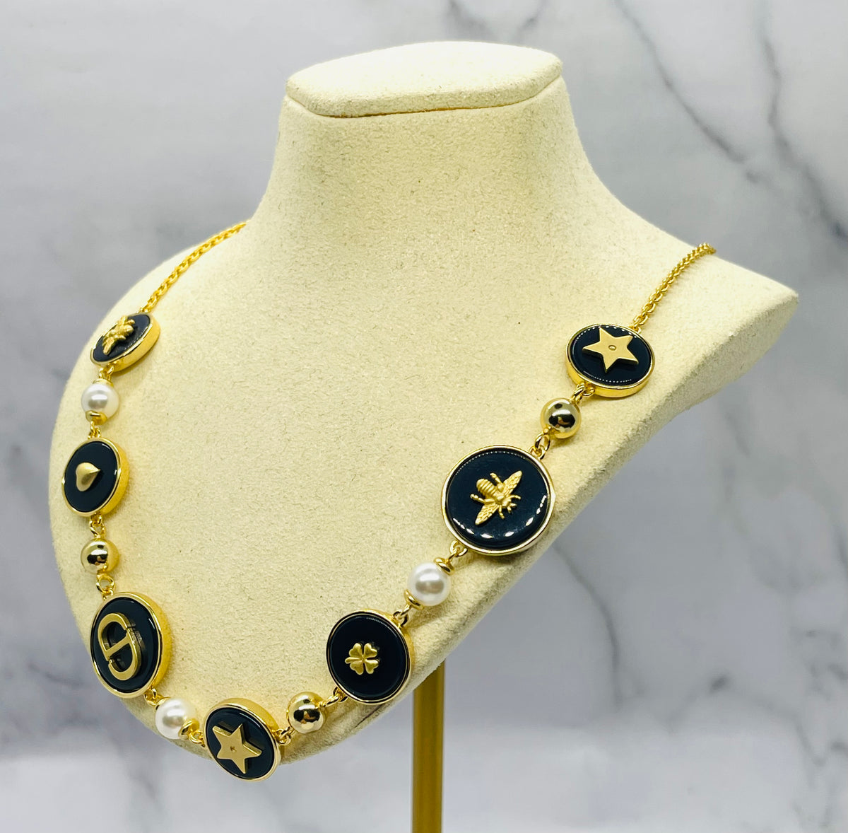 CHRISTIAN DIOR CD D-Luck Necklace - Pre owned