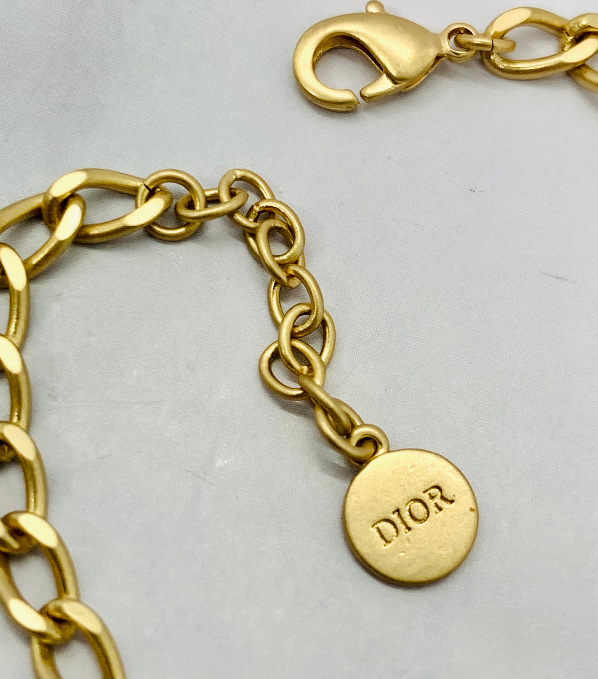 CHRISTIAN DIOR CD Chain Bracelet - Pre owned