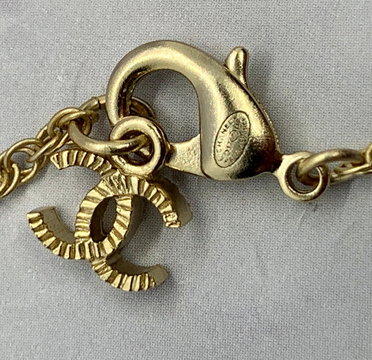 CHANEL CC Owl Pendant Necklace - USED