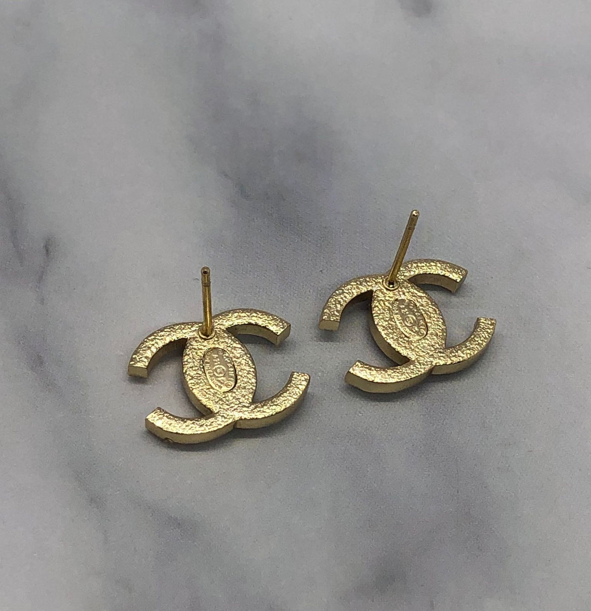 CHANEL CC Rhinestone Earrings - Pre owned