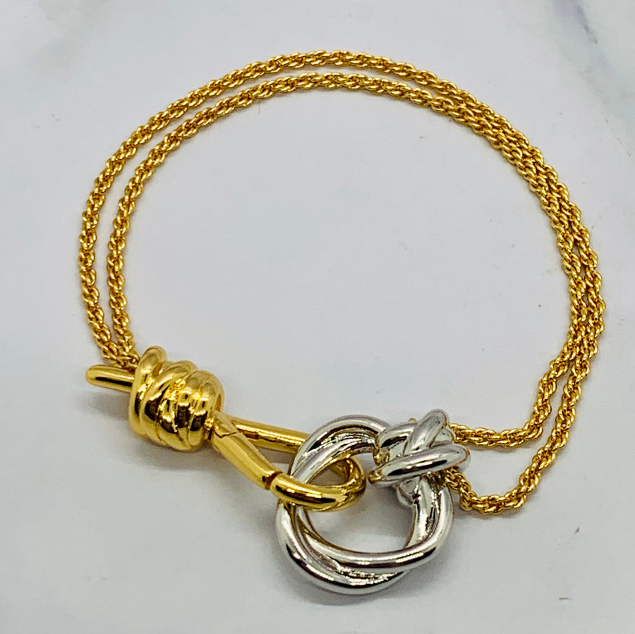 BOTTEGA VENETA Knot Chain Bracelet - Pre owned