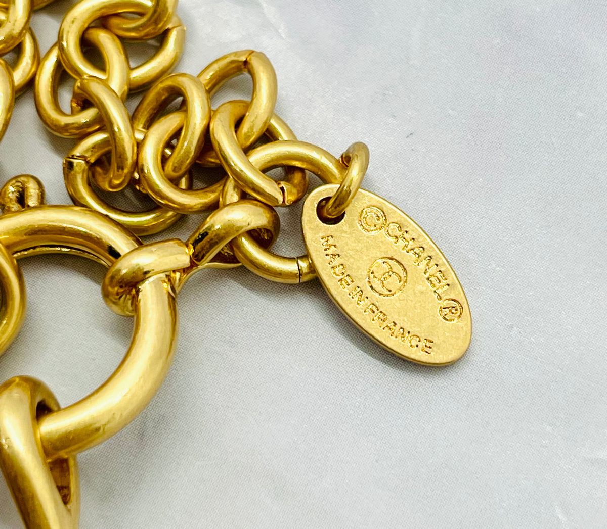 CHANEL CC Vintage 80s Pendant Necklace - Pre owned