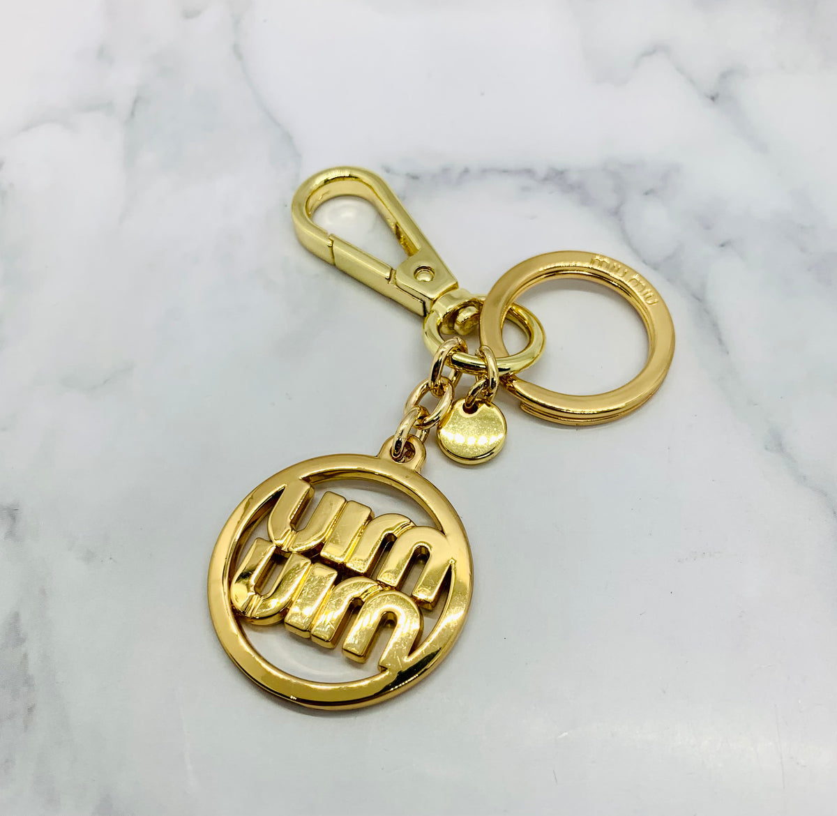 MIU MIU Monogram Keychain - Pre owned