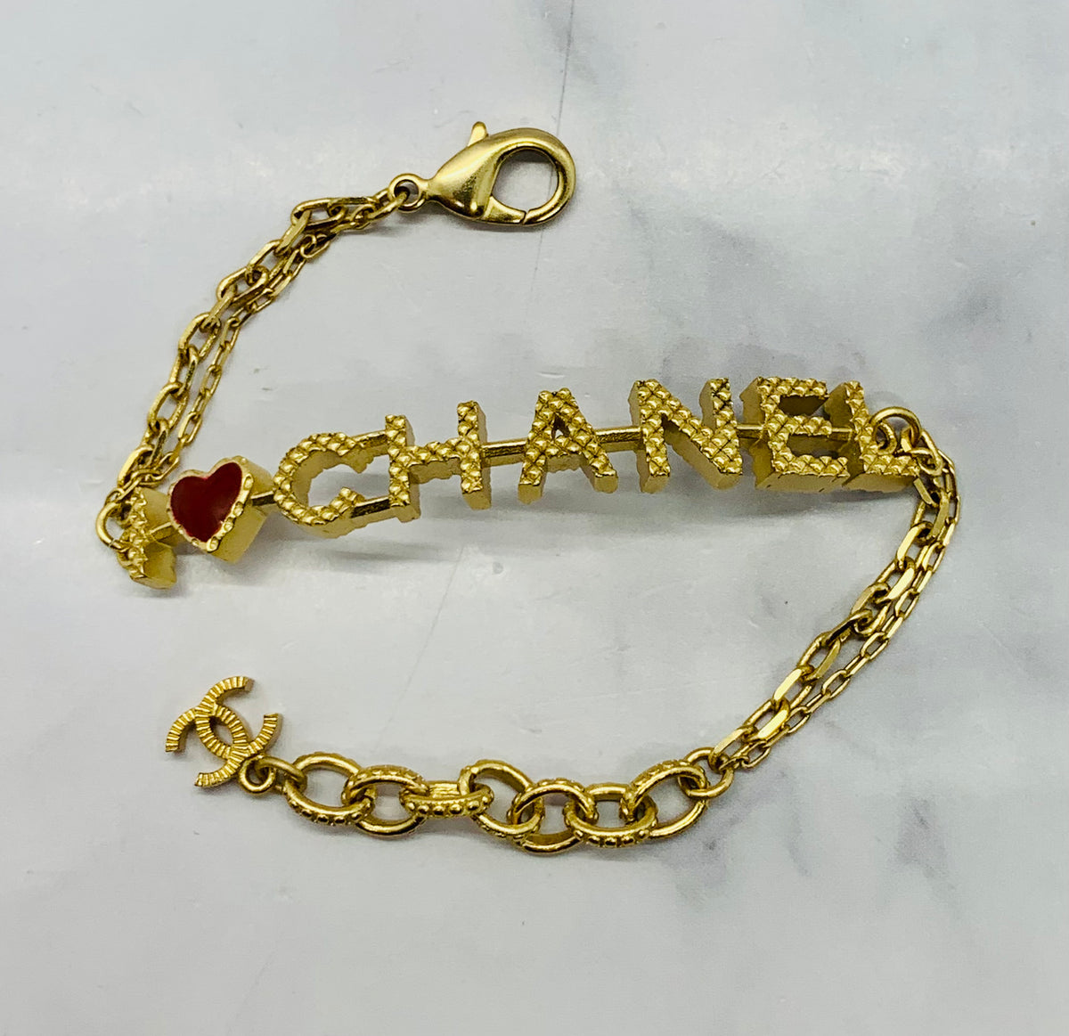 CHANEL I Heart Chanel Bracelet - DAMAGED