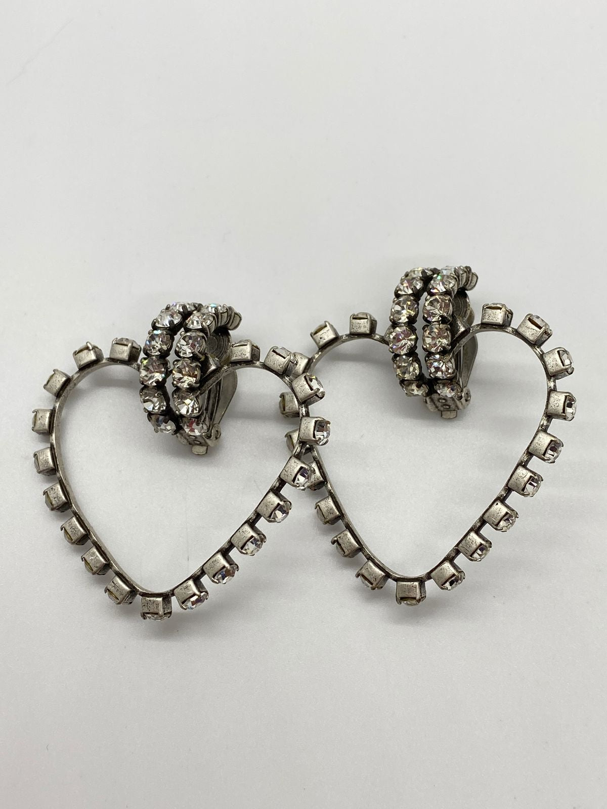 YSL Yves Saint Laurent Runway Heart Earrings - Pre owned