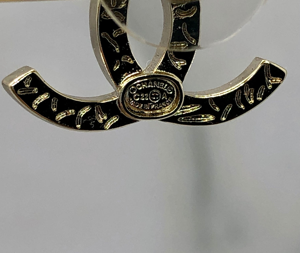 CHANEL CC Rhinestone Earrings - Pre owned
