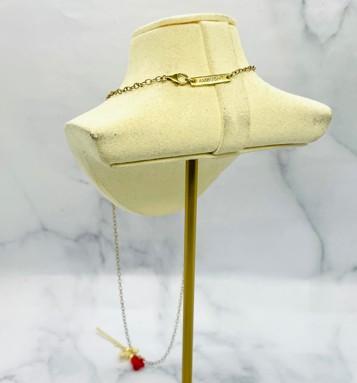 AMBUSH Design Japan Rose Pendant Rare Necklace - Pre owned