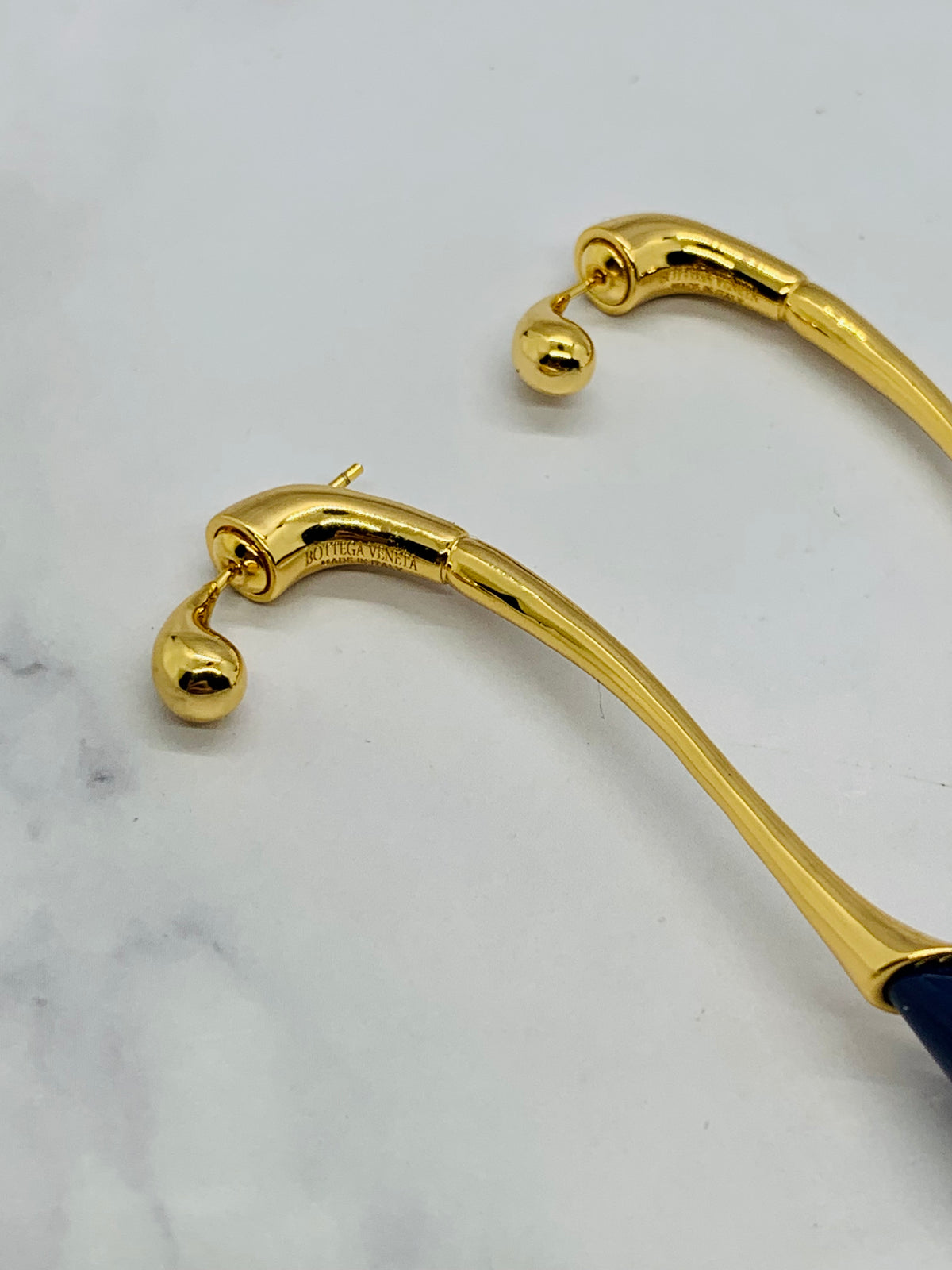 BOTTEGA VENETA Drop earrings with lapis lazuli - Pre owned