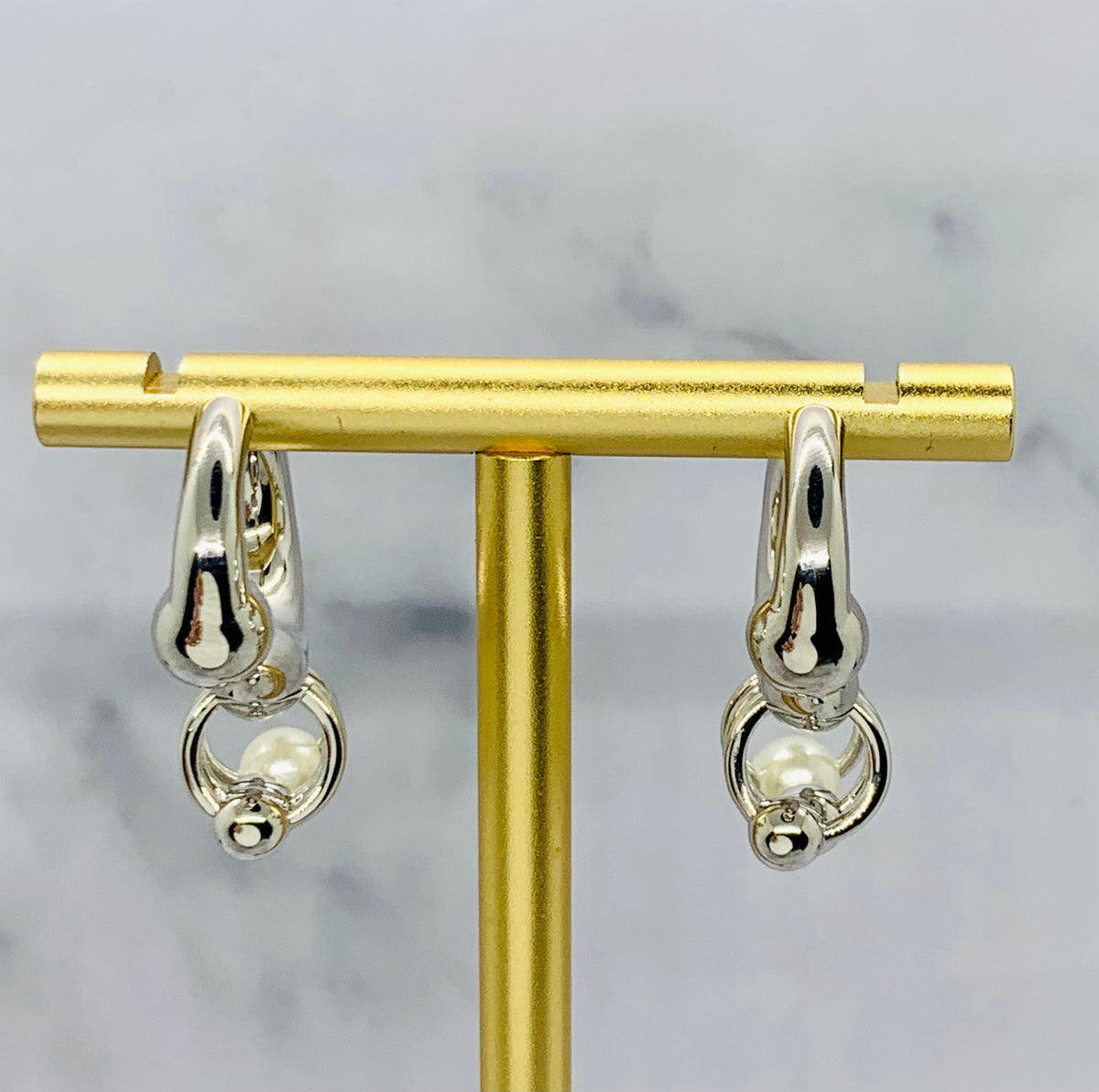 ACNE STUDIOS Silver Hoop Earrings - Pre owned