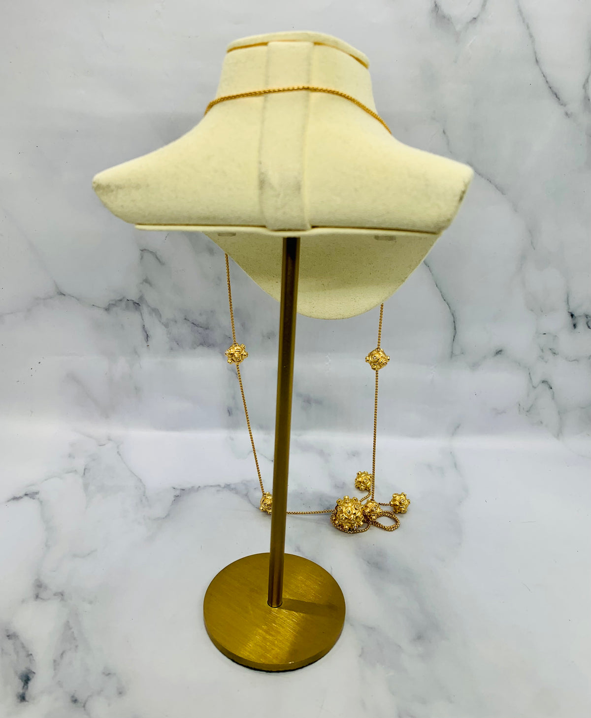 BOTTEGA VENETA Cluster Pendant Necklace - Pre owned