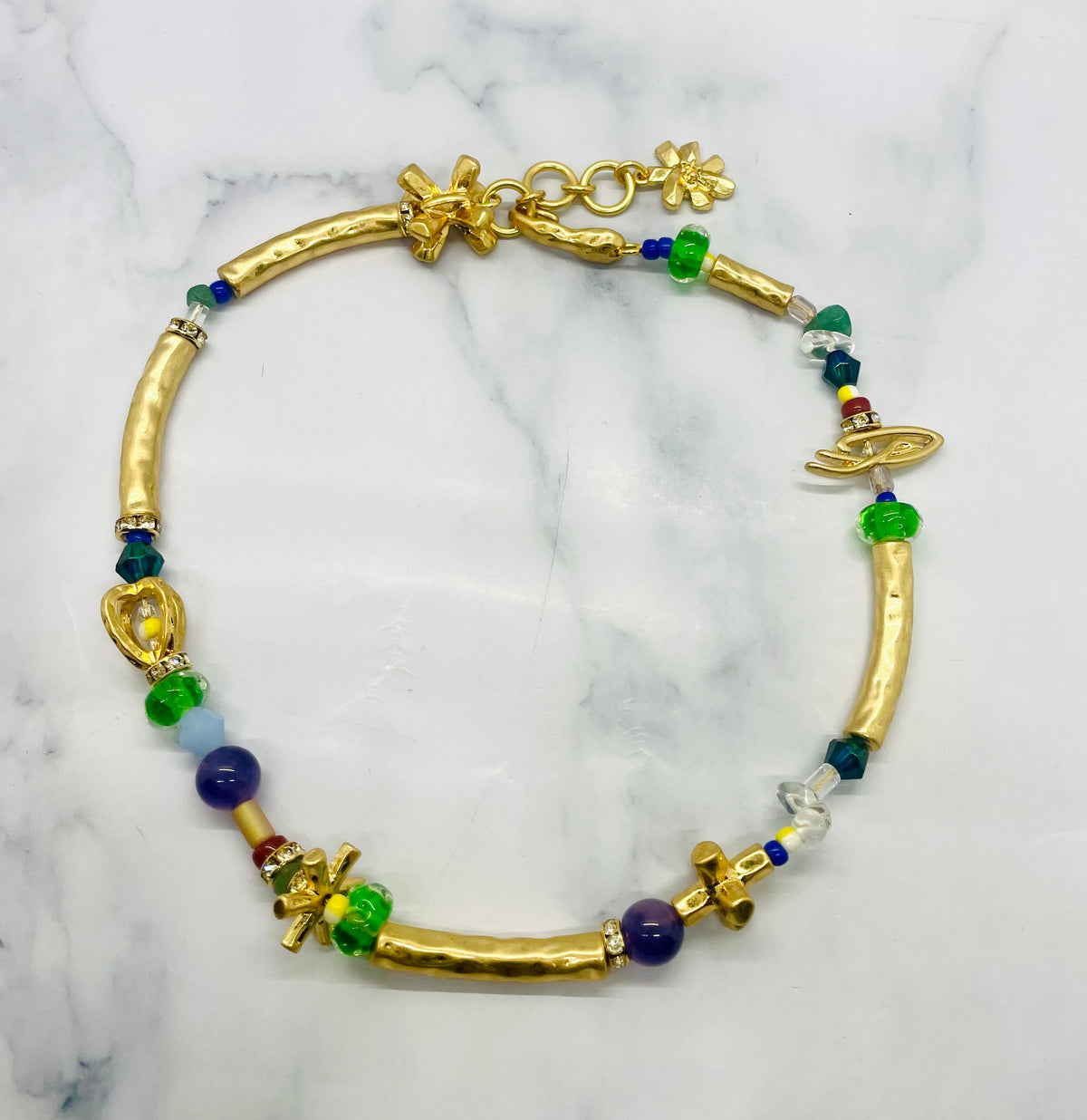 CHRISTIAN LACROIX Vintage Beaded Statement Necklace - Pre owned