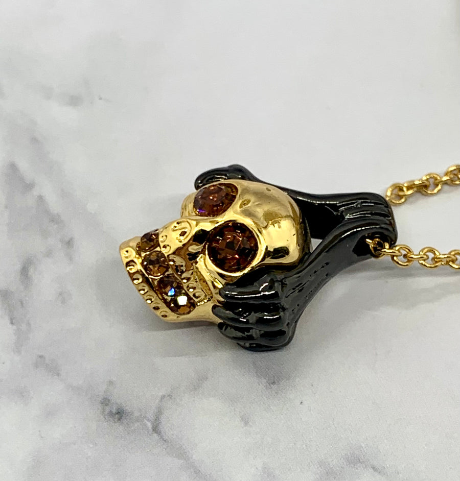 ALEXANDER MCQUEEN Skull Pendant Necklace - Pre owned