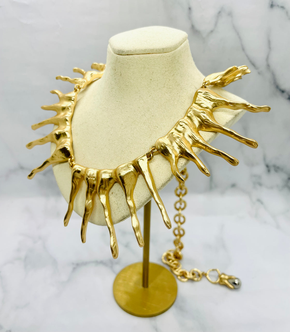 SCHIAPARELLI Sun Choker Statement Necklace - Pre owned