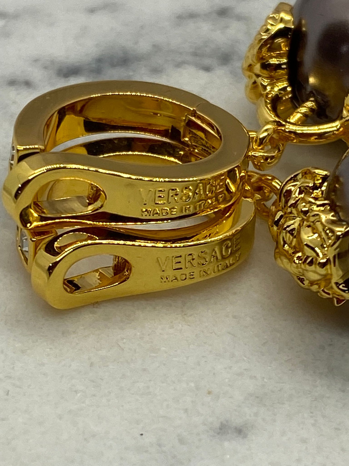 VERSACE Medusa Pendant Earrings - Pre owned