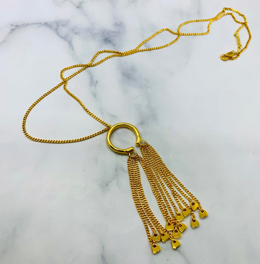 CHLOE Pendant Tassel Necklace - Pre owned
