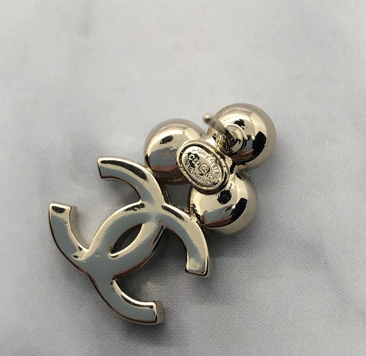 CHANEL CC Rhinestone Earrings - Pre owned