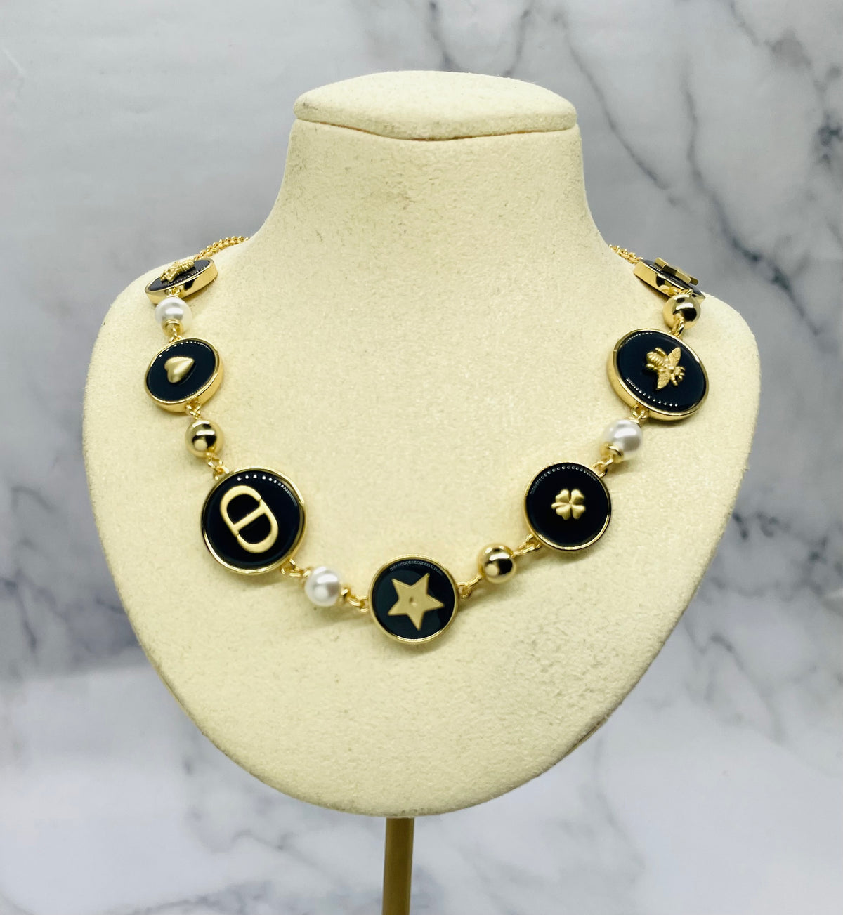 CHRISTIAN DIOR CD D-Luck Necklace - Pre owned