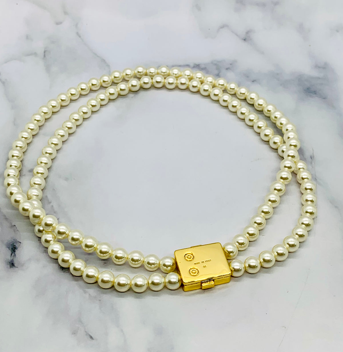 MIU MIU Pearl Double Strand Necklace - Pre owned
