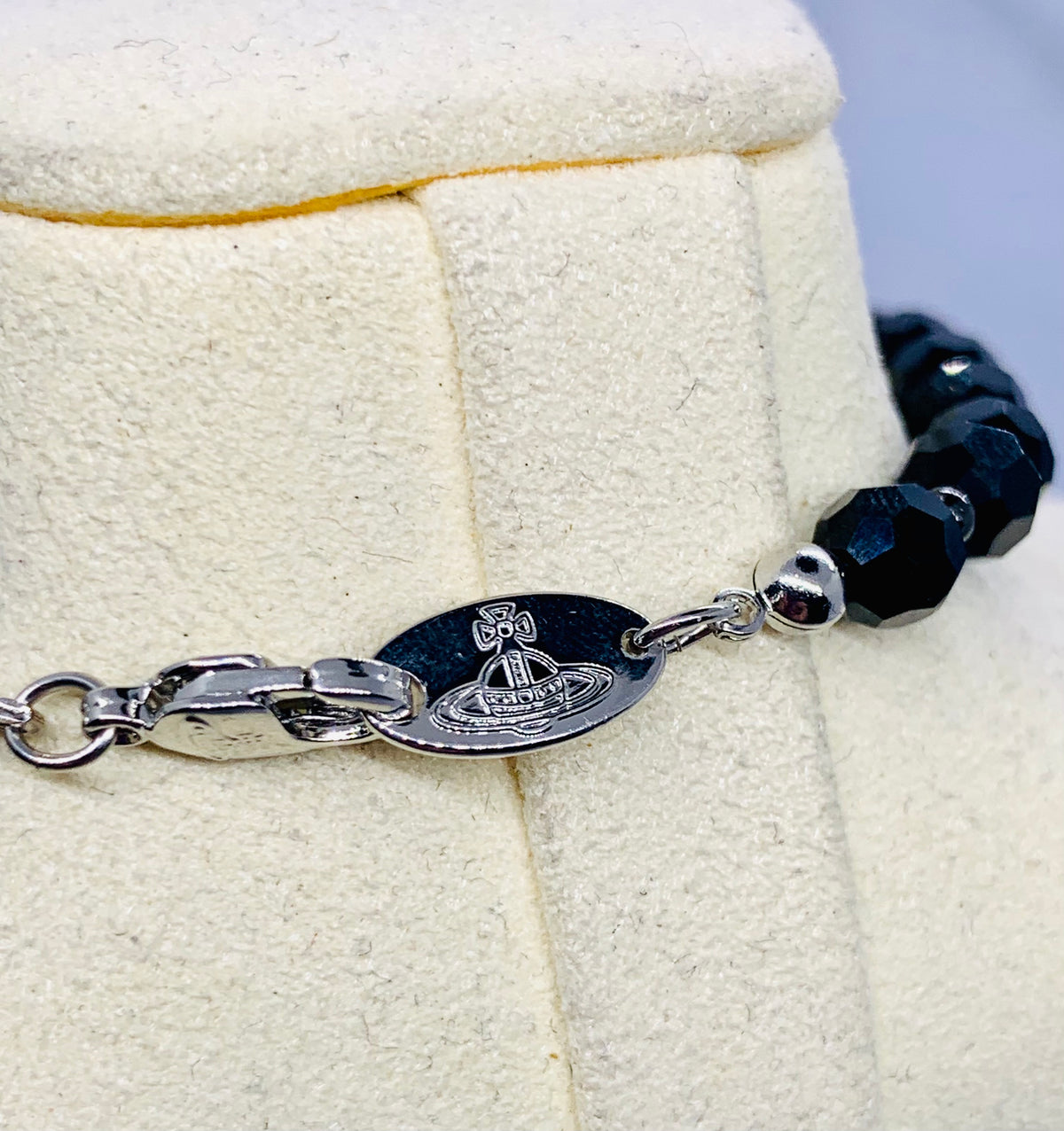 VIVIENNE WESTWOOD Black Beaded Necklace - Pre owned