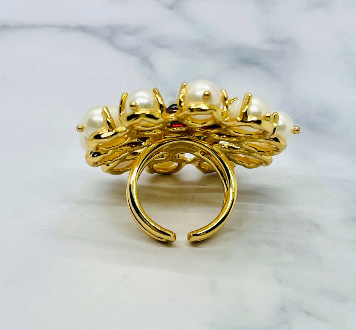 GOOSSENS Paris Adjustable Statement Ring - Pre owned