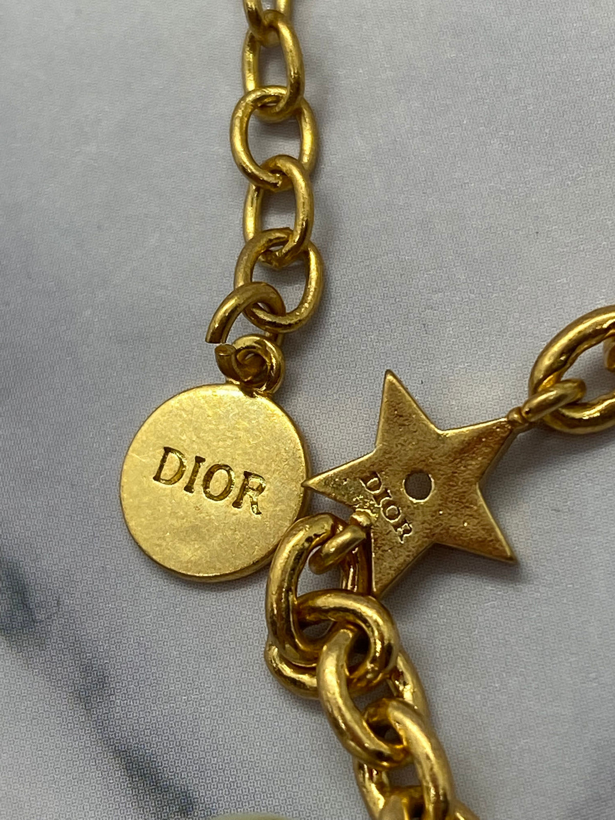 CHRISTIAN DIOR CD Layered Statement Necklace - Pre owned