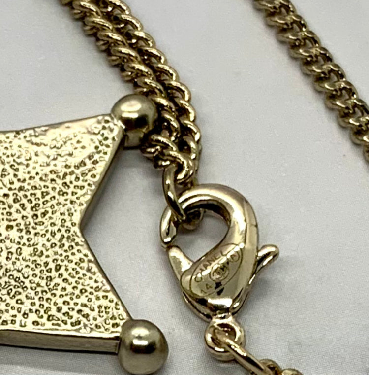 CHANEL CC 2014 Western Star Necklace - Pre owned