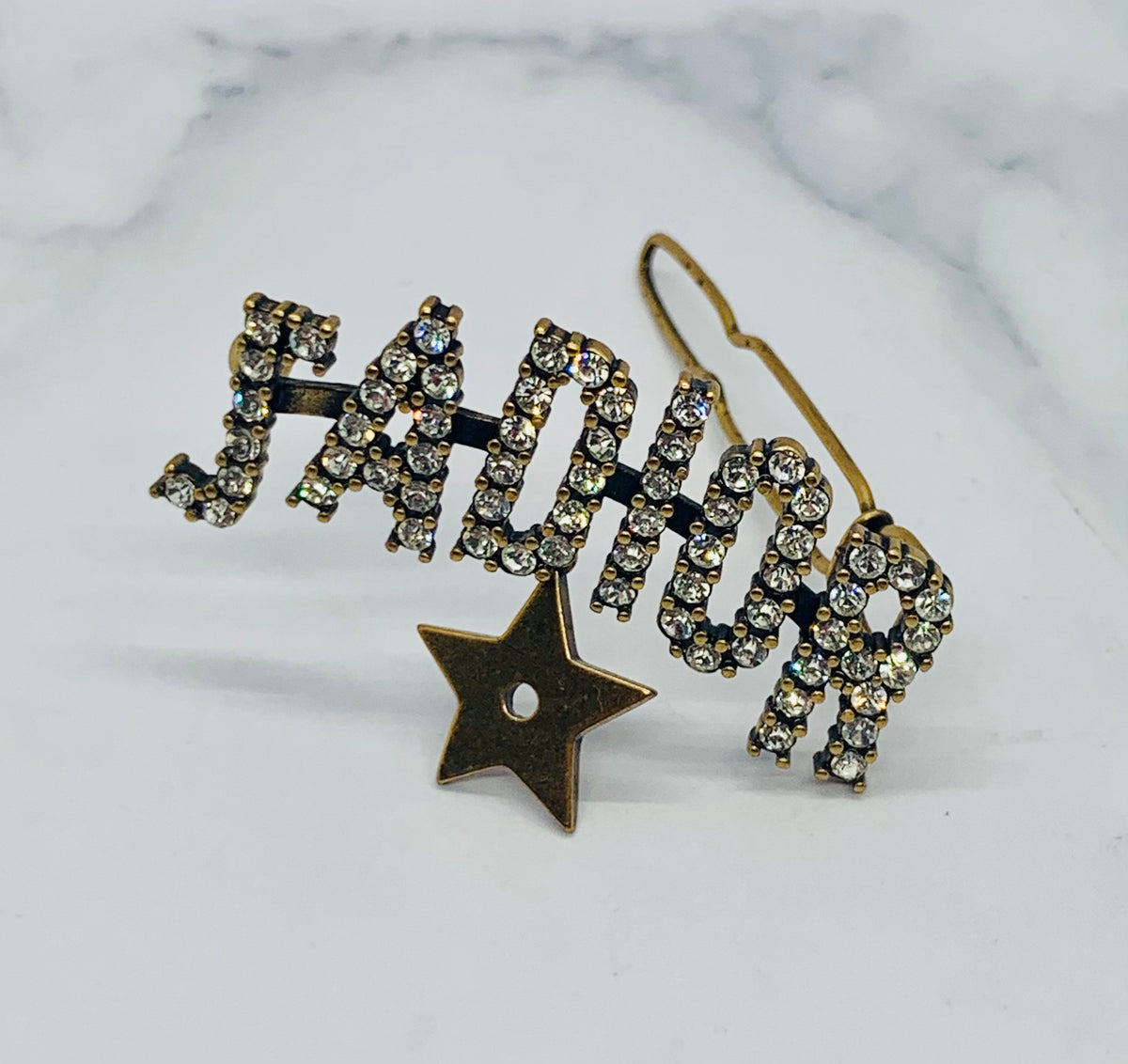 CHRISTIAN DIOR J'Adior Hair Clip Barrette - Pre owned