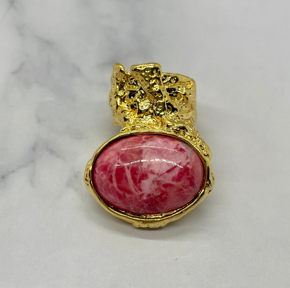YSL YVES SAINT LAURENT Vintage Stone Ring Size 7 - Pre owned