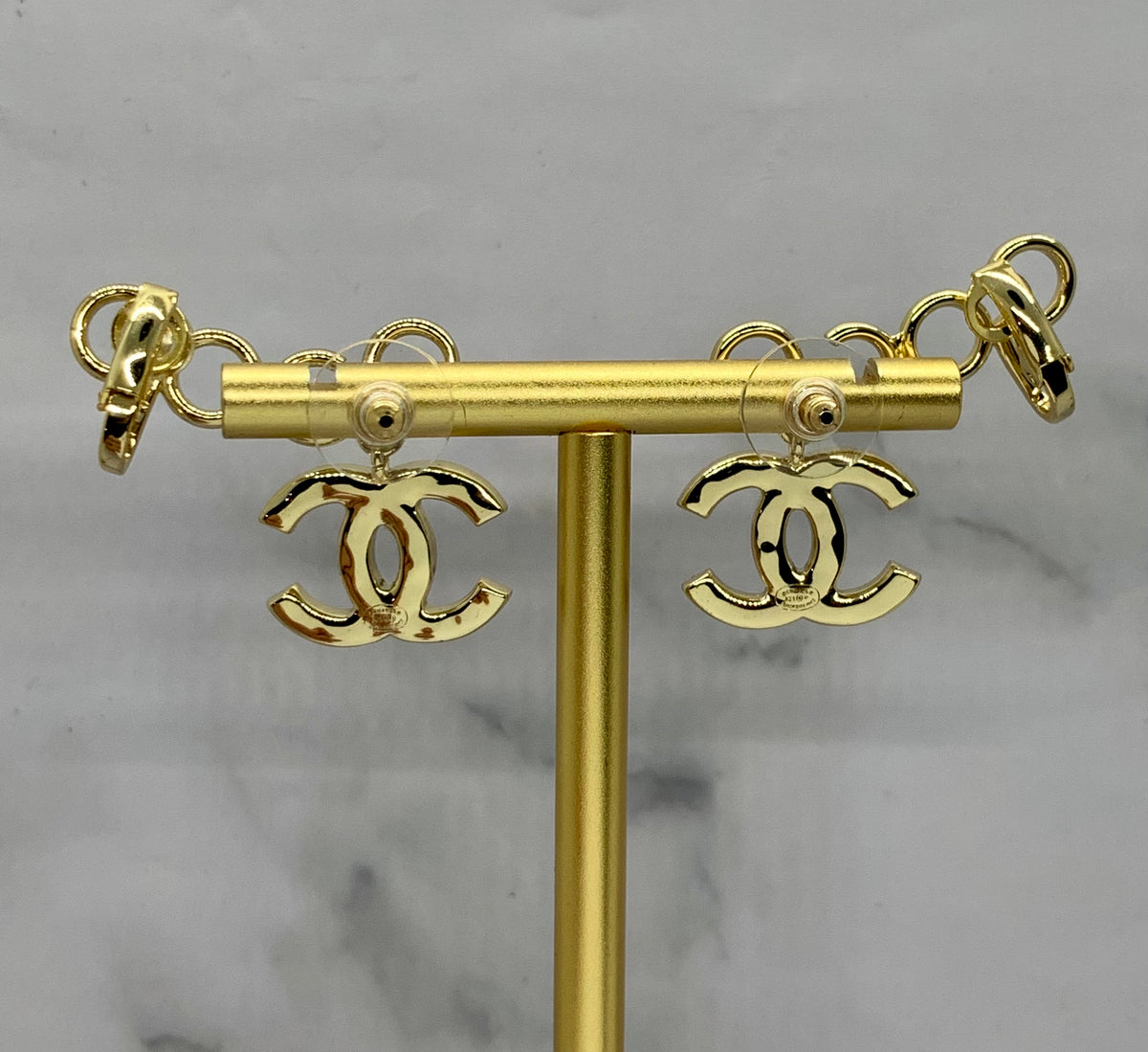 CHANEL CC Coco Climber Earrings - Pre owned