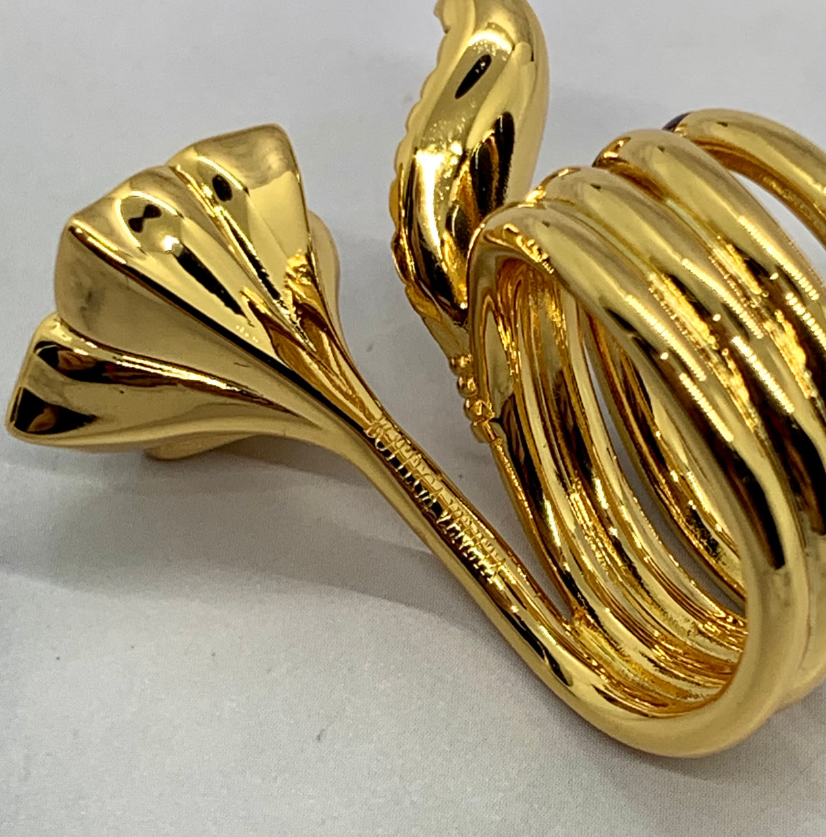BOTTEGA VENETA Flower Ring Size 7 Medium - Pre owned