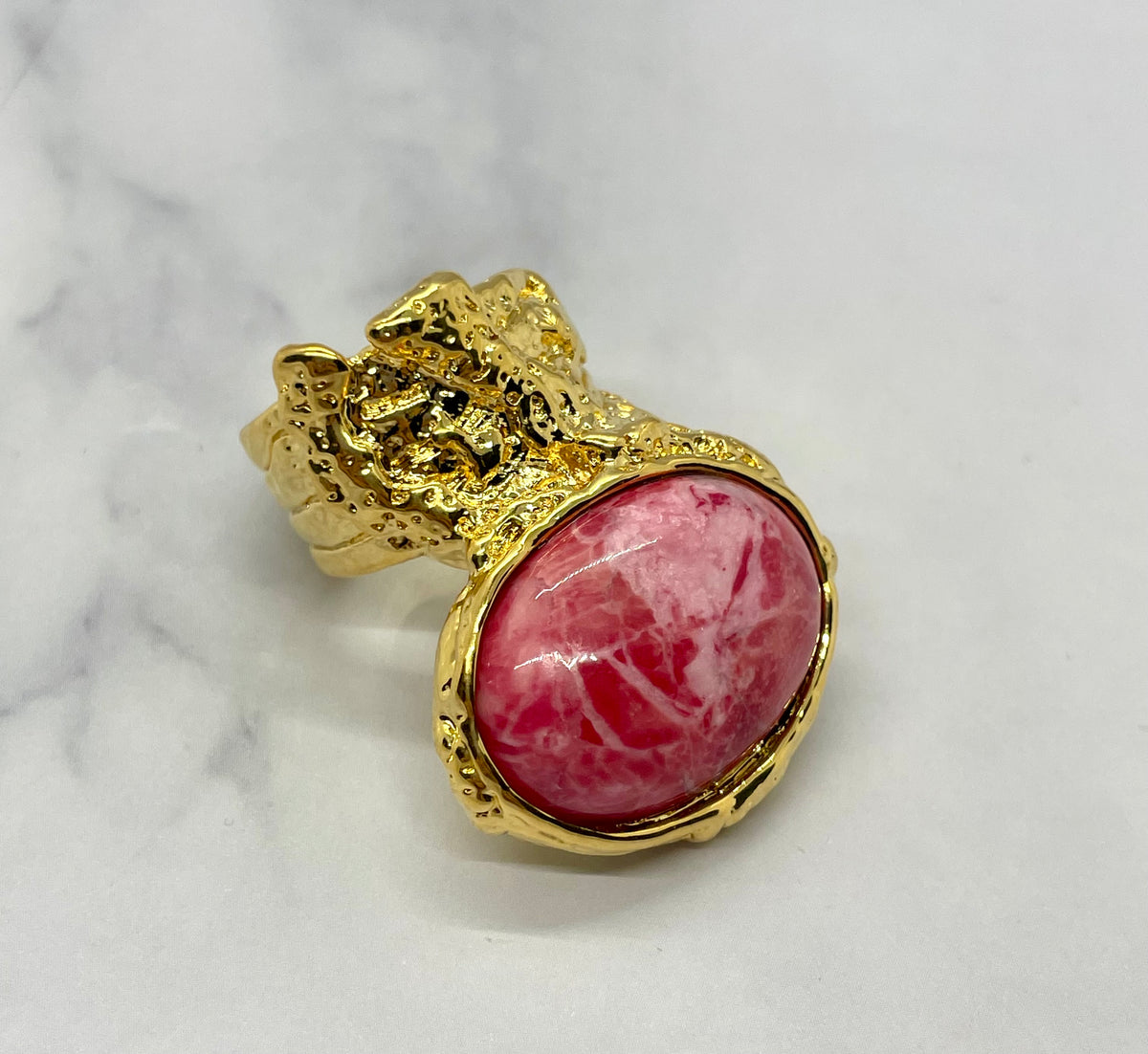 YSL YVES SAINT LAURENT Vintage Stone Ring Size 7 - Pre owned