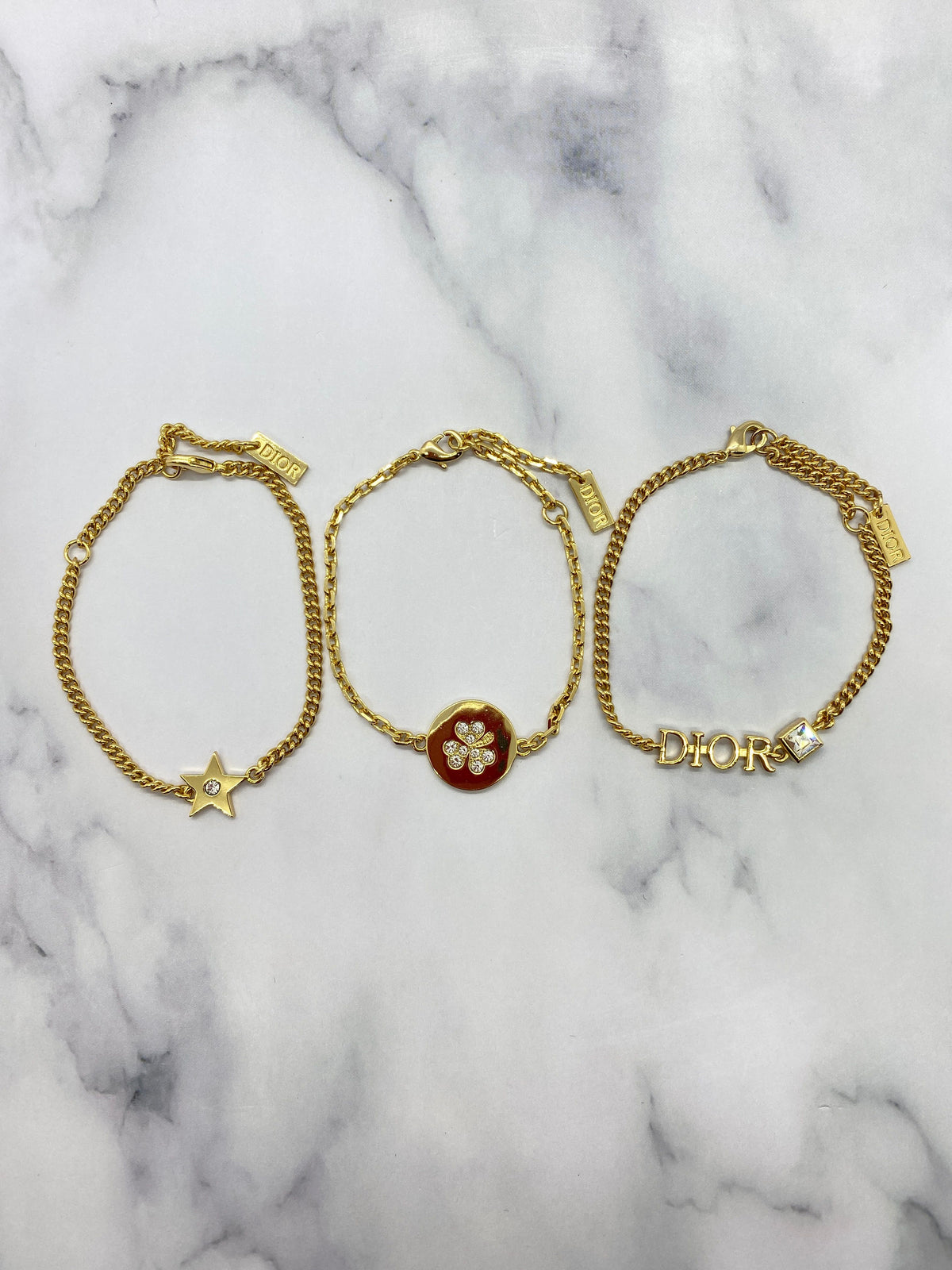 CHRISTIAN DIOR Set of 3 Bracelets - USED