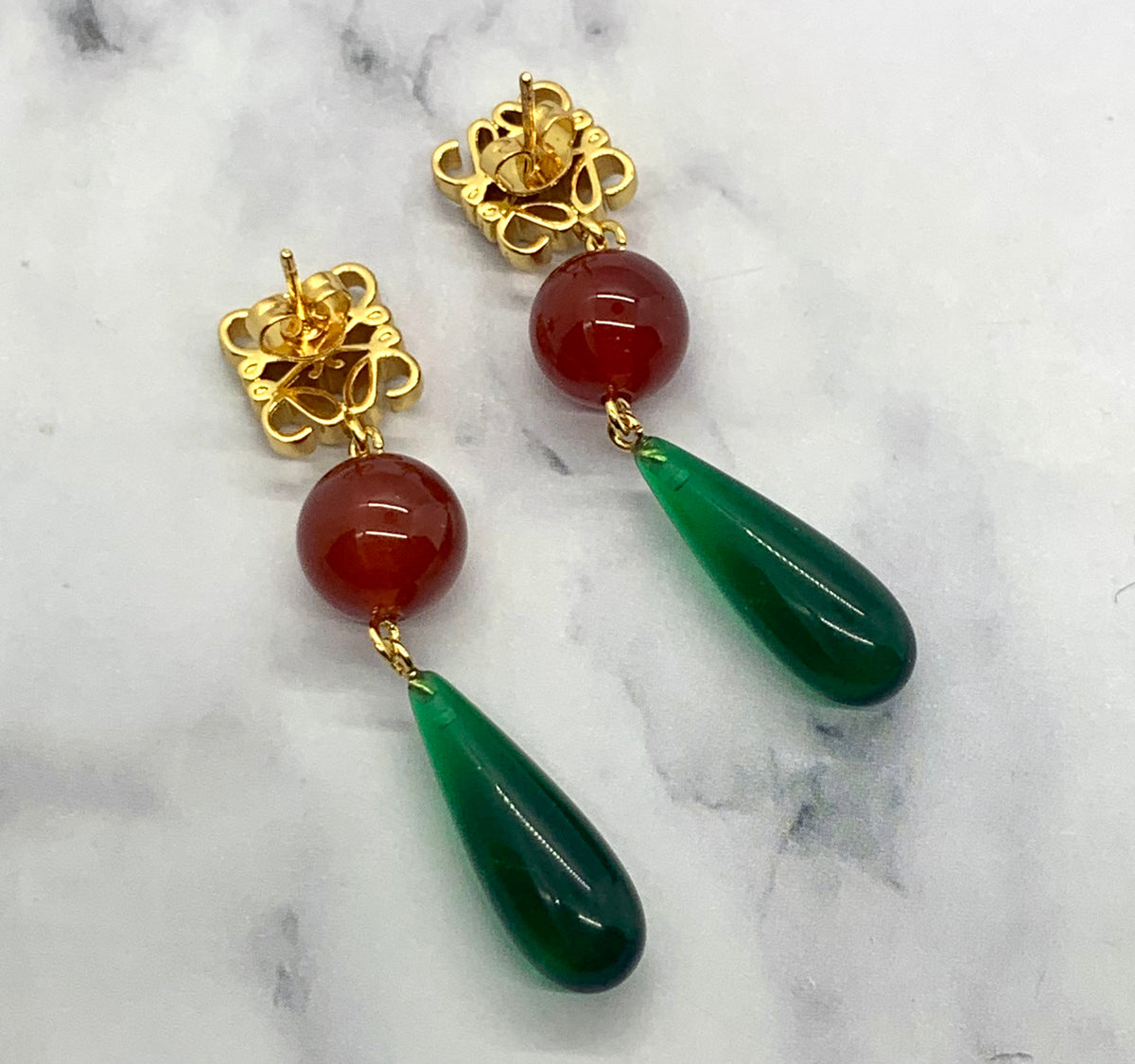 LOEWE Colorful Pendant Earrings - Pre owned