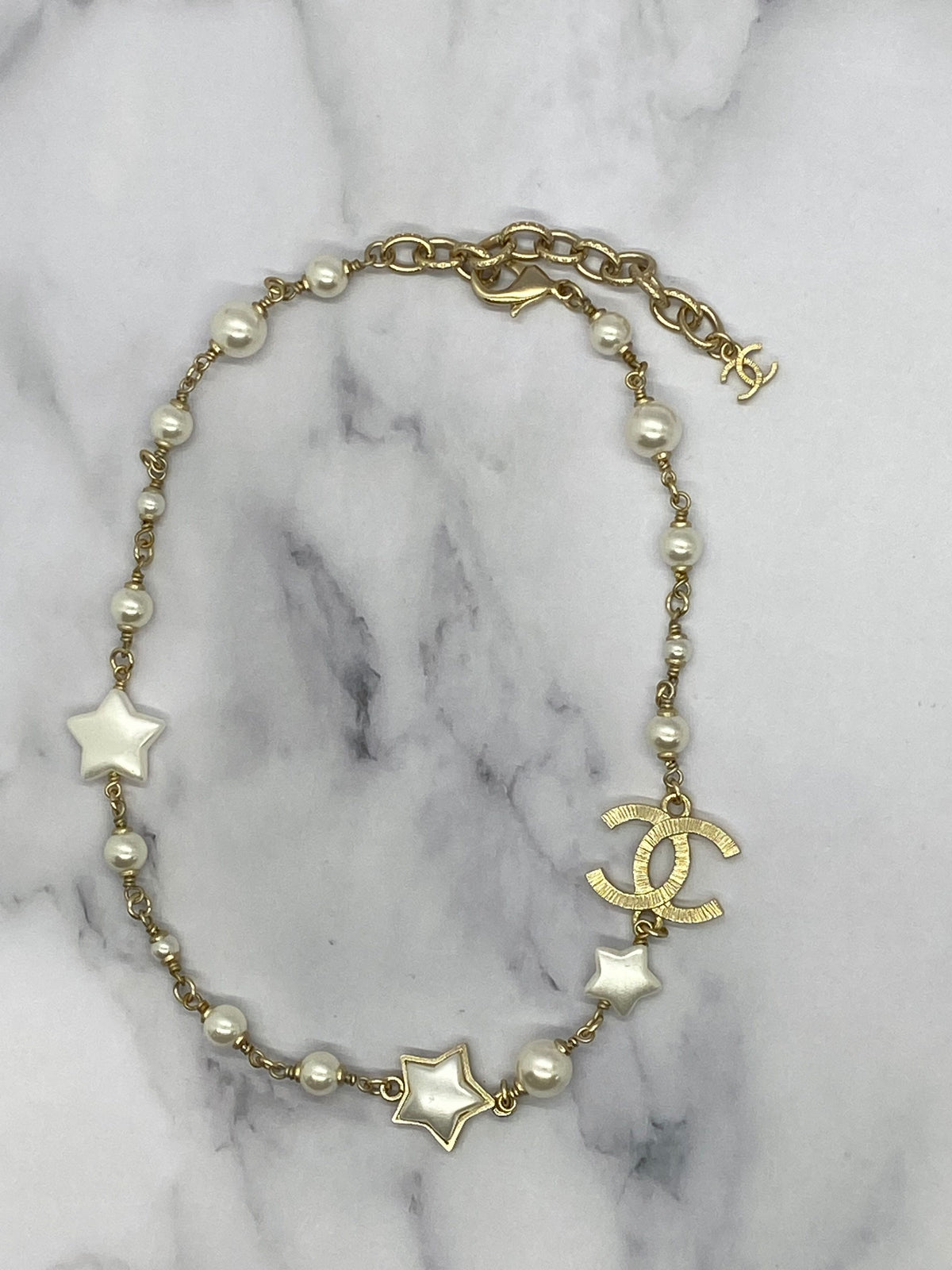 CHANEL CC Star Necklace - USED