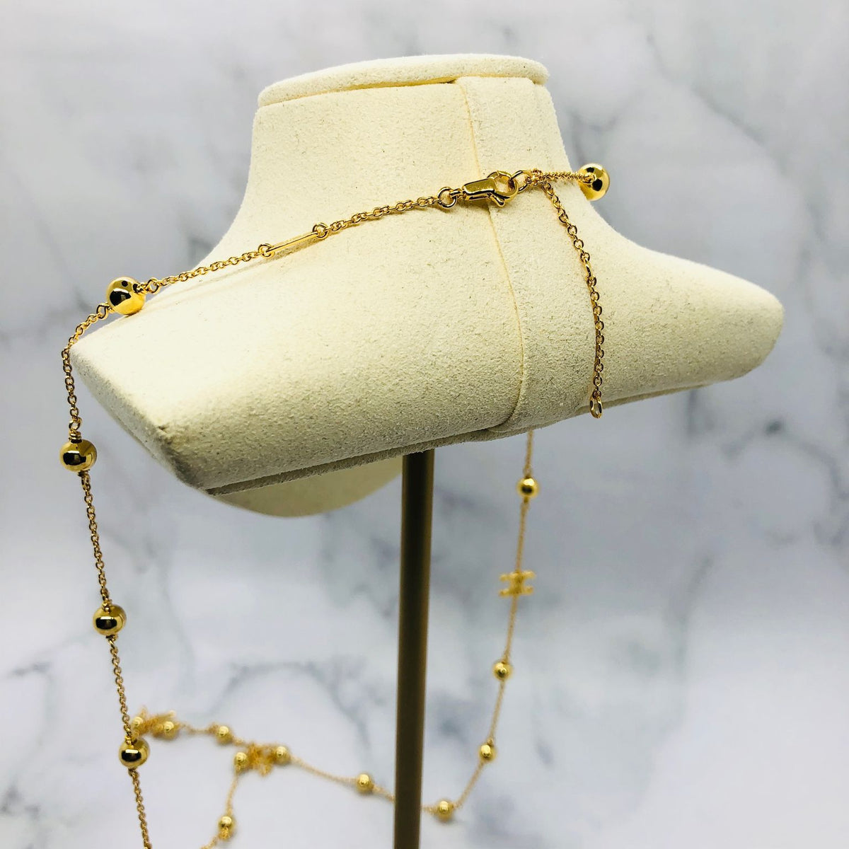CELINE Monogram Lariat Necklace - Pre owned