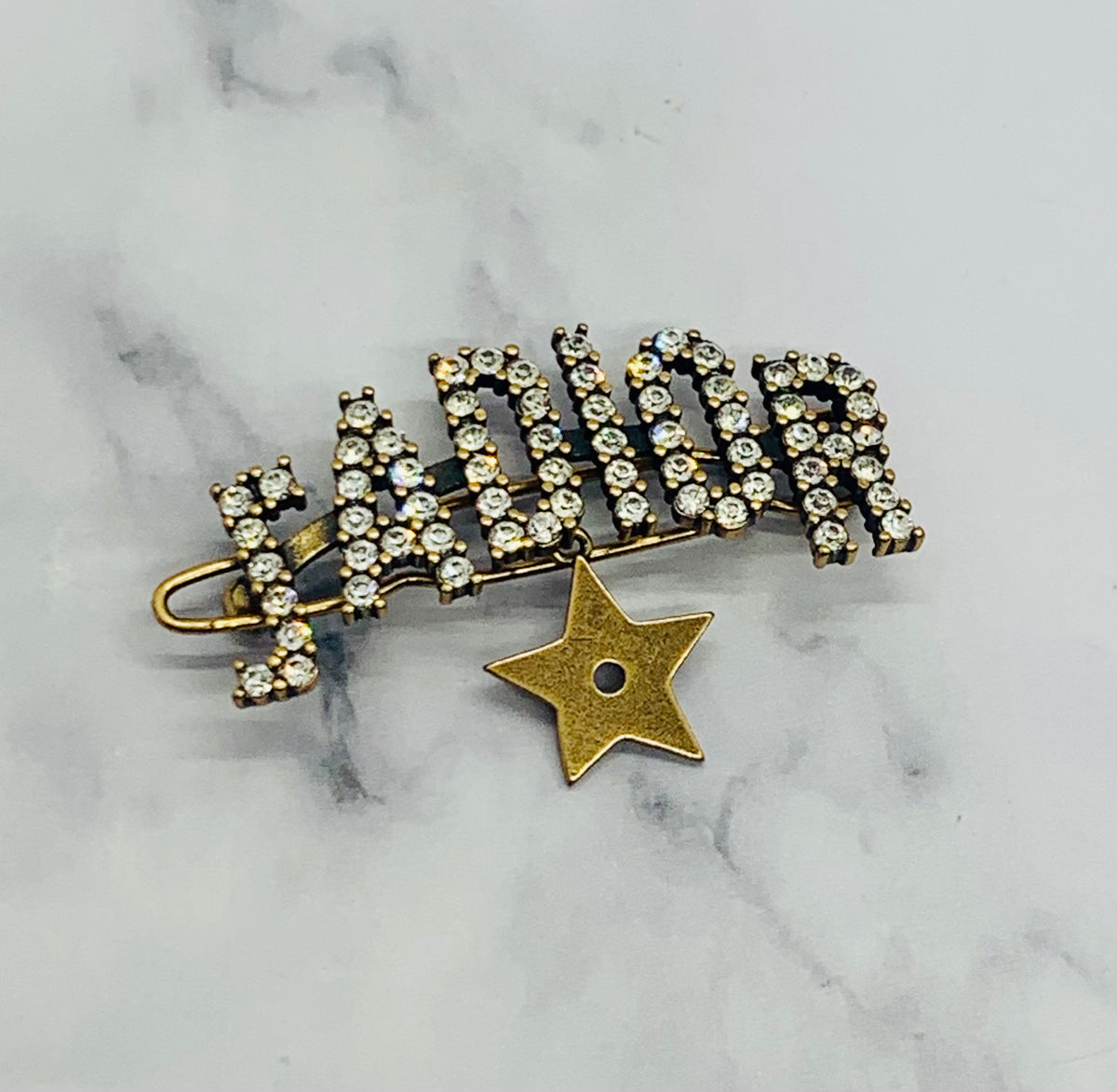 CHRISTIAN DIOR J'Adior Hair Clip Barrette - Pre owned
