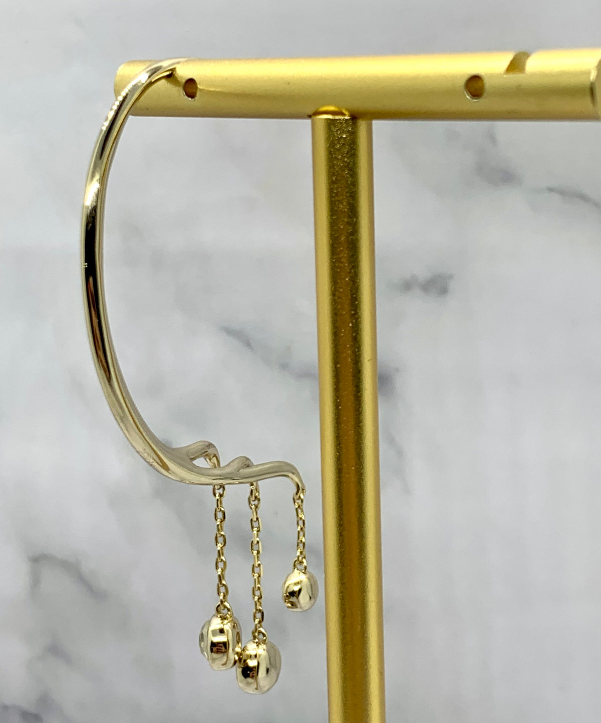 CHRISTIAN DIOR Single Ear Cuff w Rhinestones - Pre owned