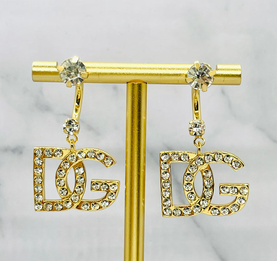 DOLCE & GABBANA Rhinestone Earrings - Pre owned