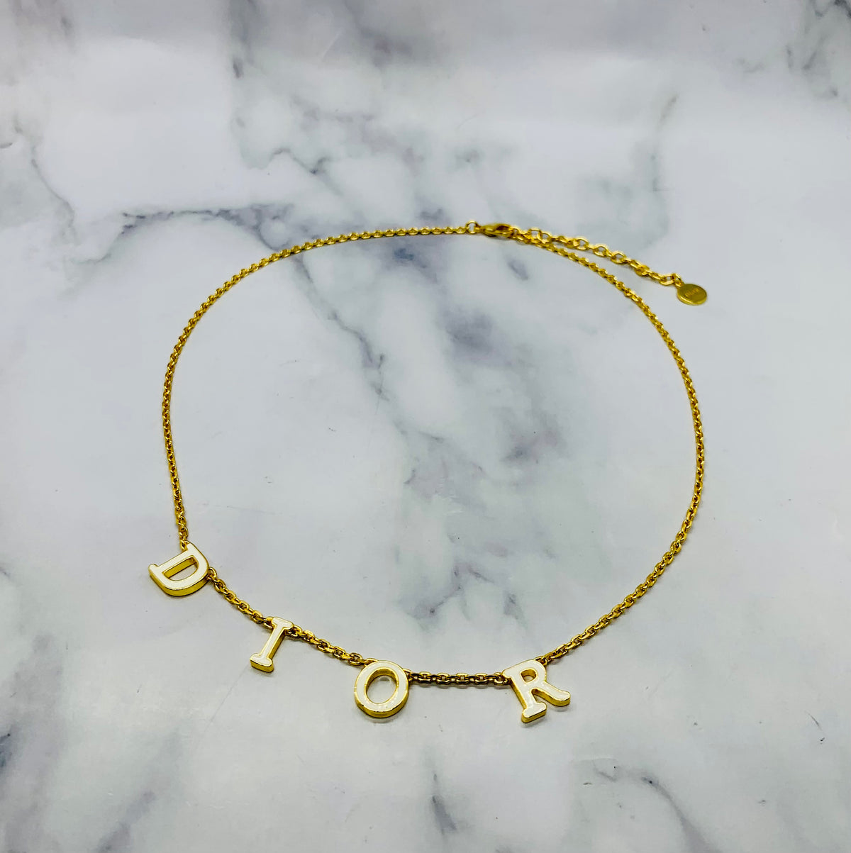 CHRISTIAN DIOR Monogram Necklace - Pre owned