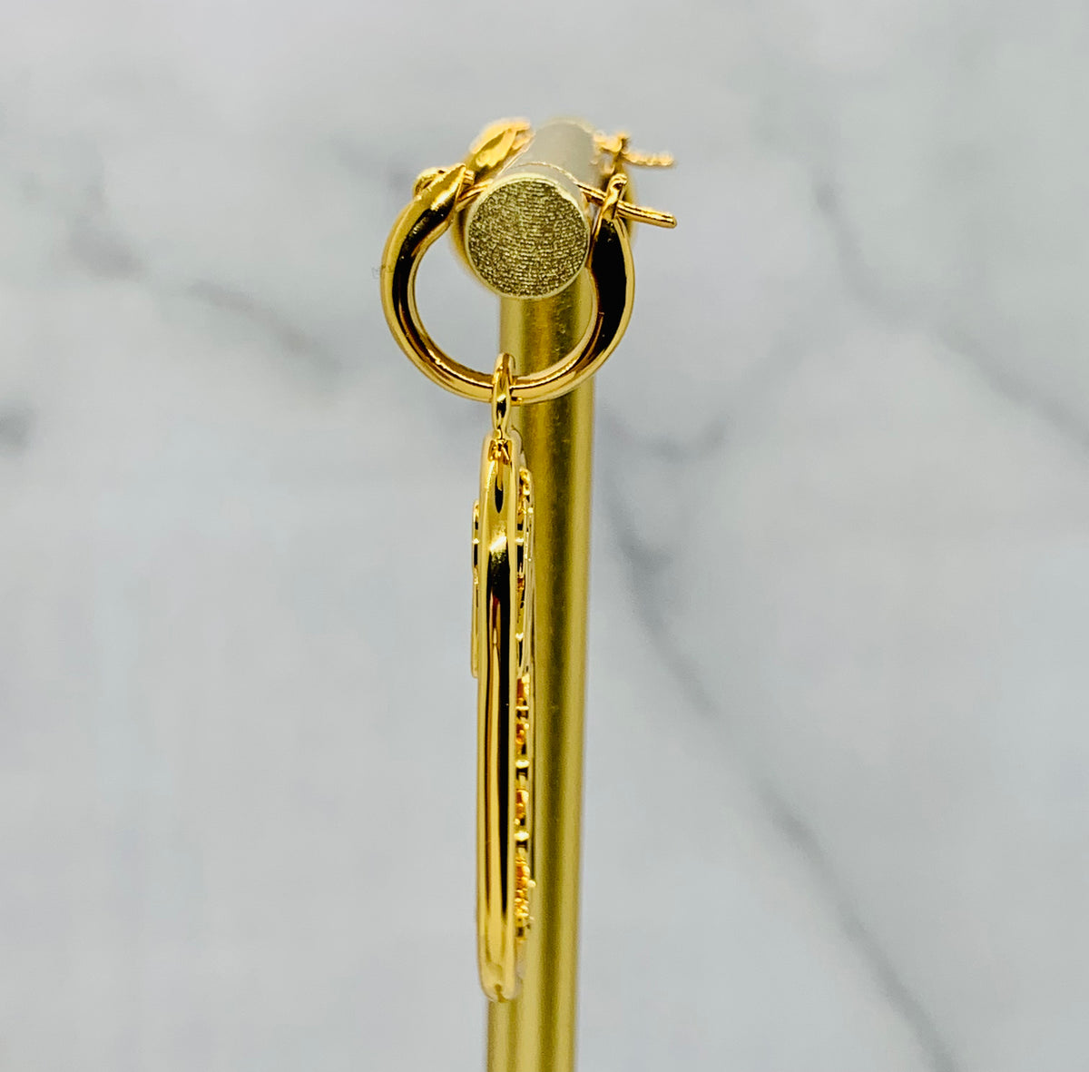 GUCCI Signature Pendant Earrings - Pre owned